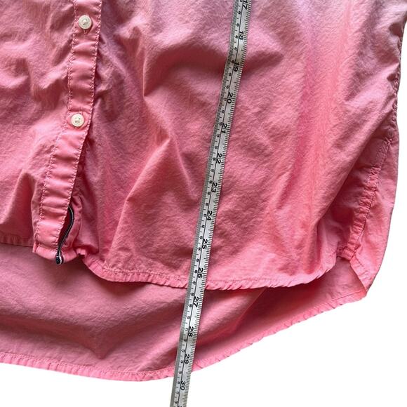 Tommy Hilfiger Women’s Red White Blue Tie Dye Long Sleeve Button Down Shirt XL - Picture 9 of 10